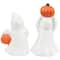 7.75" "Happy Halloween" & "Trick or Treat" Ghost Decorations Set